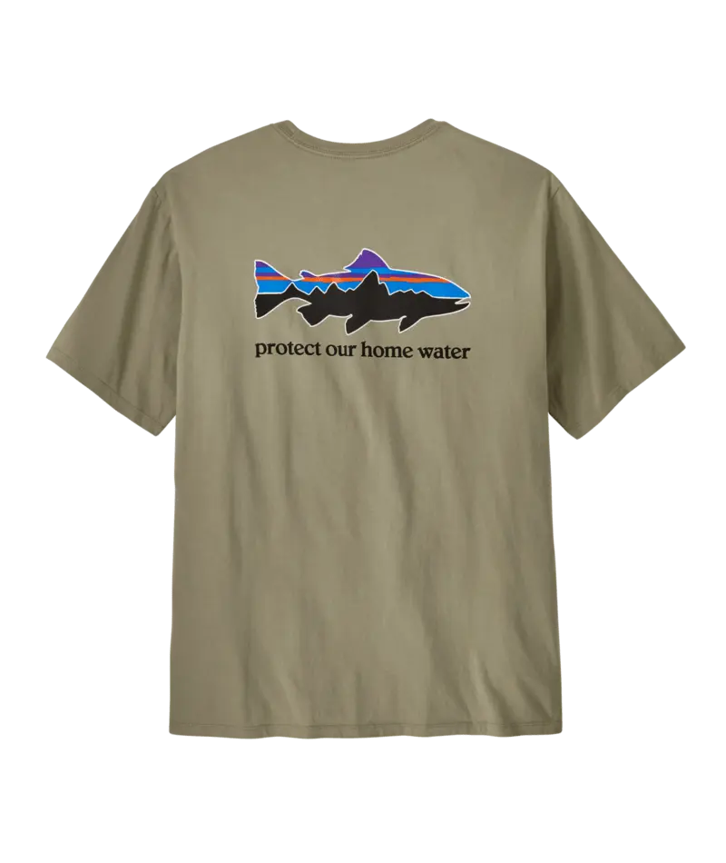 Men's Home Water Trout Organic T-Shirt