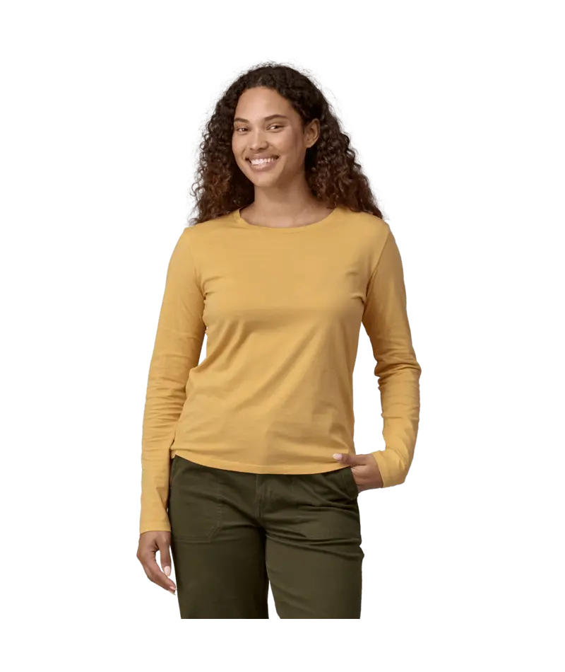 Women's Long-Sleeved Regenerative Organic Certified Cotton Tee