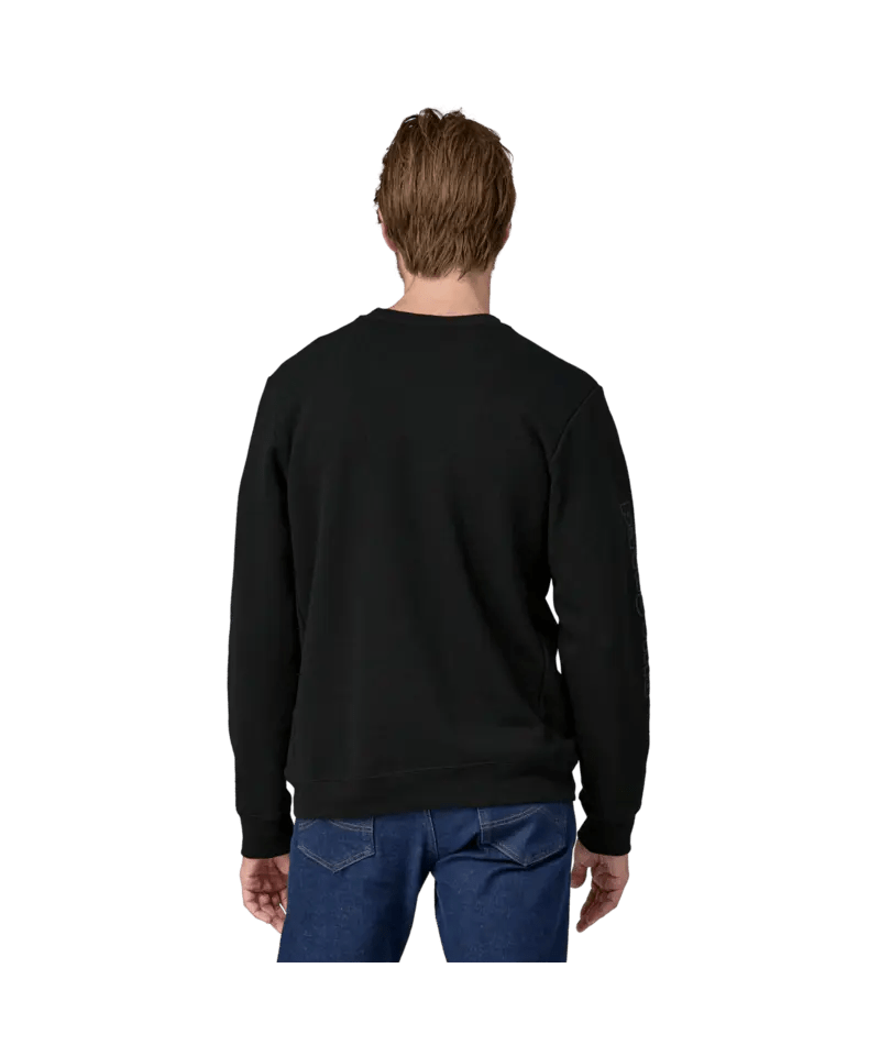 73 Skyline Uprisal Crew Sweatshirt in Ink Black | Patagonia Bend