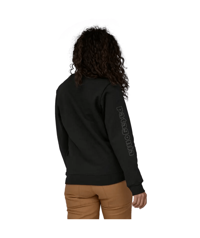 73 Skyline Uprisal Crew Sweatshirt in Ink Black | Patagonia Bend