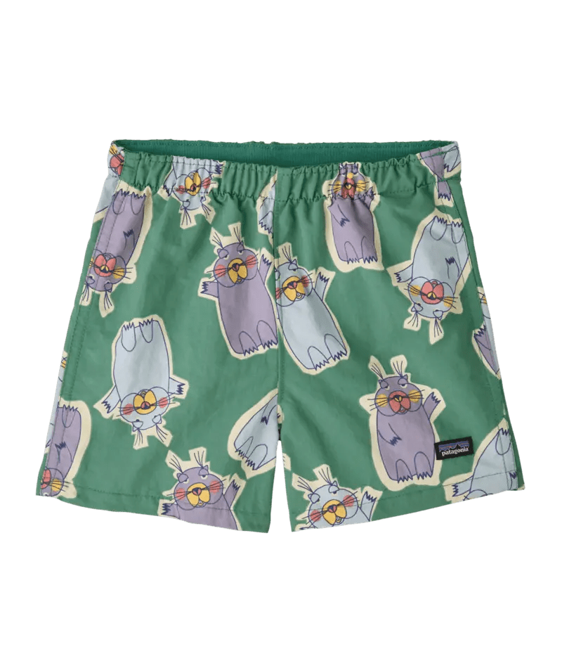 Baby Baggies Shorts in Marching Around: Heartleaf Green | Patagonia Bend