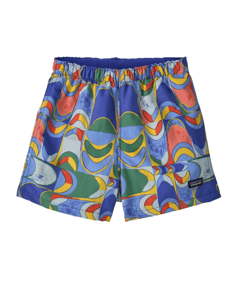 Baby Baggies Shorts in Swallowtail Geo: Eddy Blue | Patagonia Bend