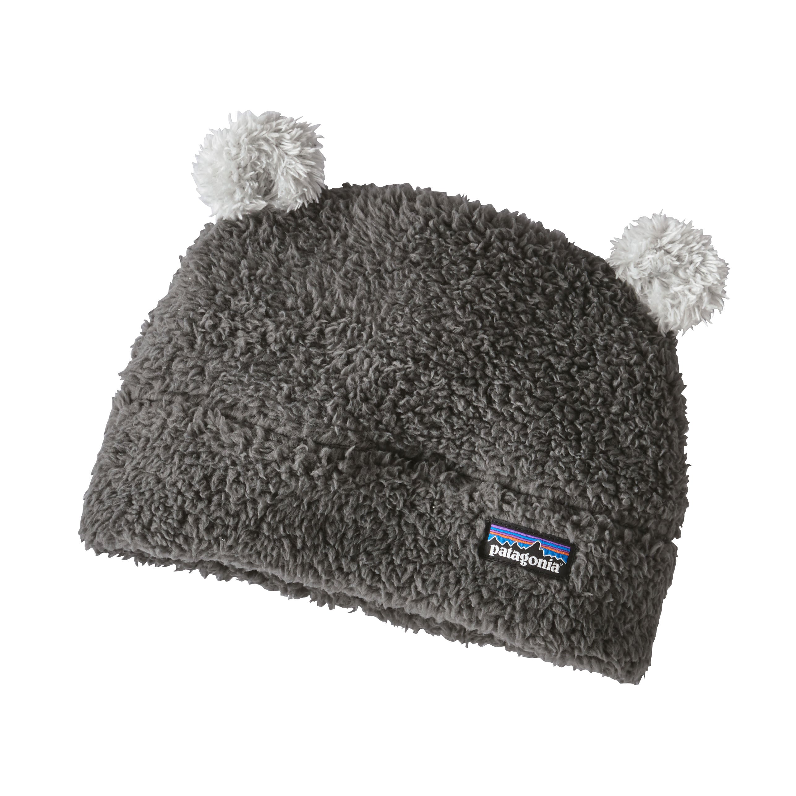 Baby Furry Friends Hat in FORGE GREY W/DRIFTER GREY | Patagonia Bend