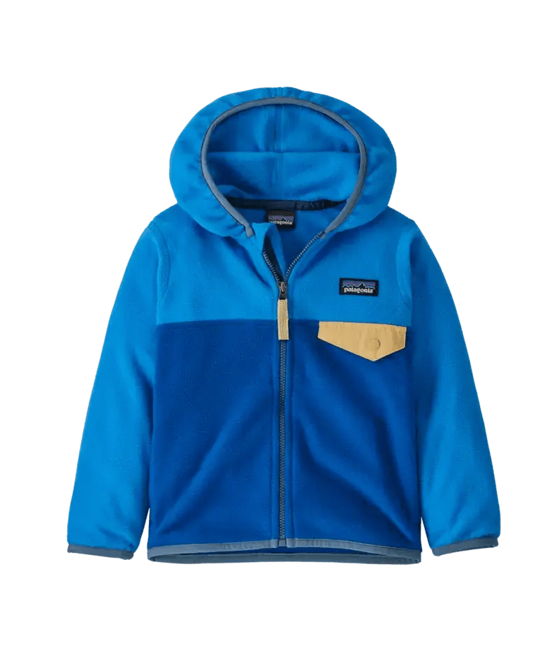 Patagonia Baby Micro D Snap T Fleece Jacket Endless Blue Vessel Blue 2T