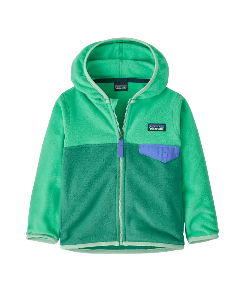 Baby Micro D Snap - T Jacket in Heartleaf Green | Patagonia Bend