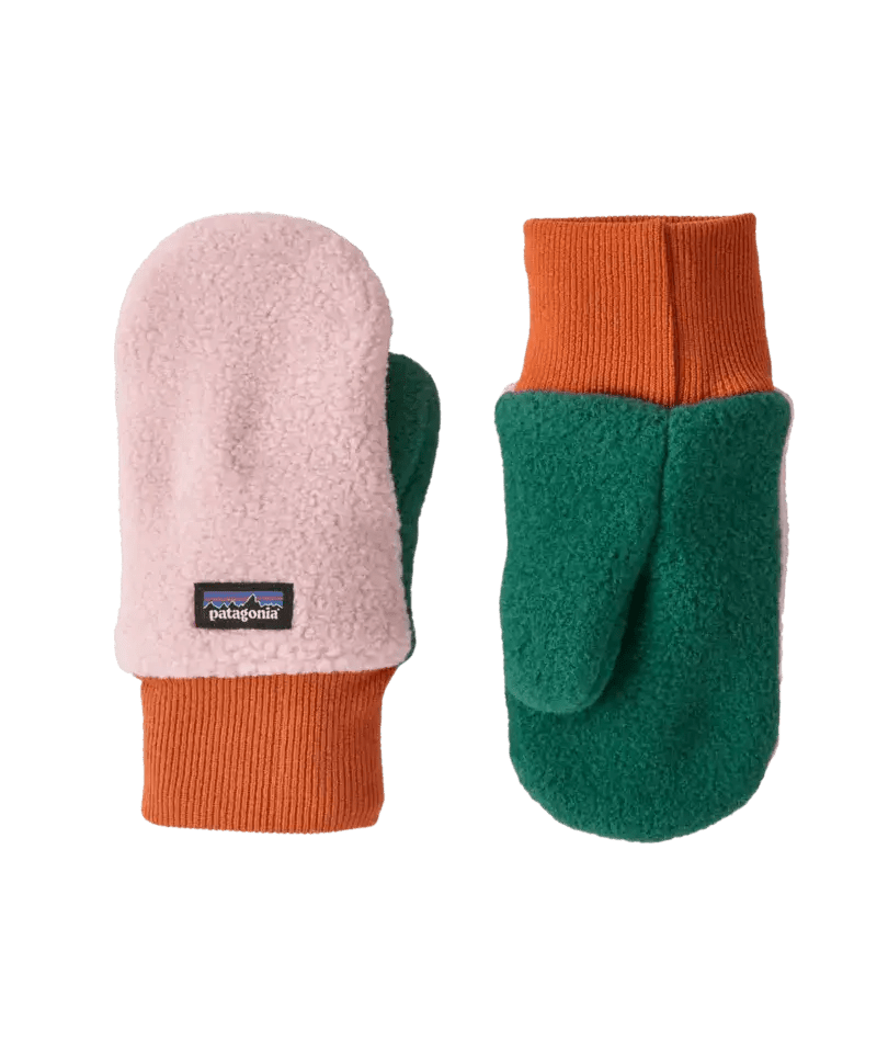 Baby Pita Pocket Mittens in Mallow Pink | Patagonia Bend