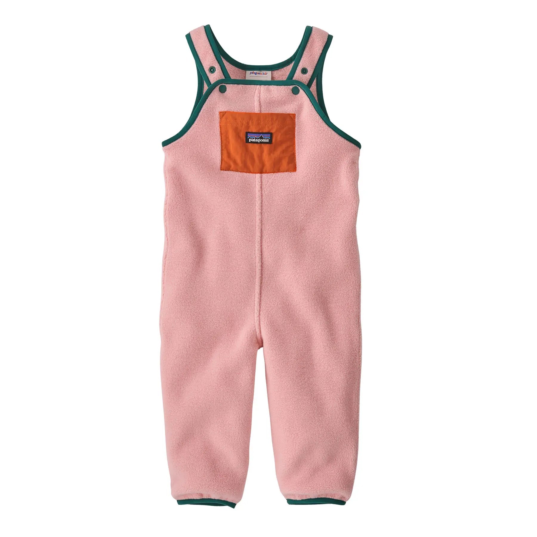 Baby Synchilla® Overalls in Mallow Pink | Patagonia Bend