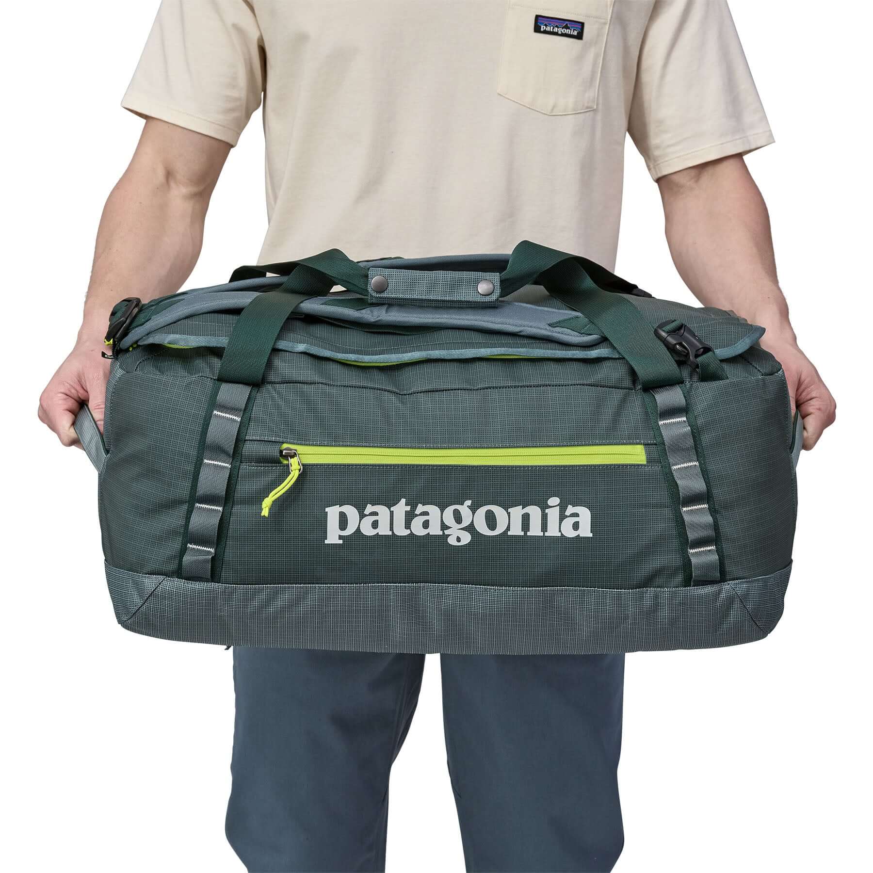 Black Hole Duffel 55L in NOUVEAU GREEN | Patagonia Bend