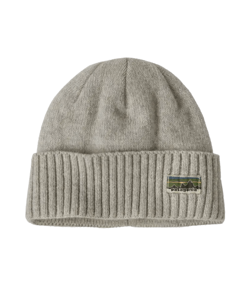 Brodeo Beanie in OG Legacy Label: Crisp Grey | Patagonia Bend