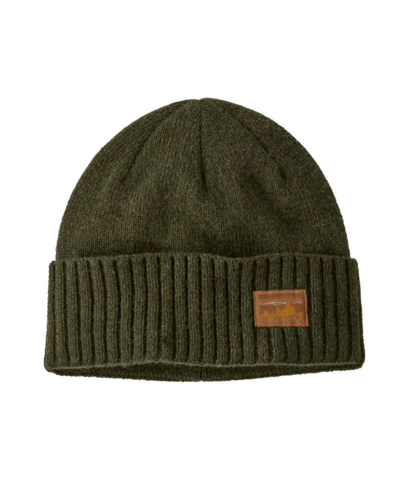 Brodeo Beanie in 73 Skyline: Pine Needle Green | Patagonia Bend