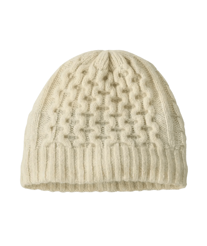 Coastal Cable Beanie in Birch White | Patagonia Bend