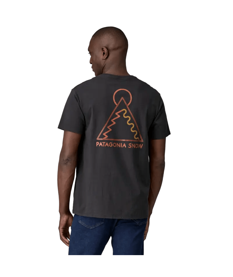 Dawn Tracks Organic T-Shirt in Ink Black | Patagonia Bend