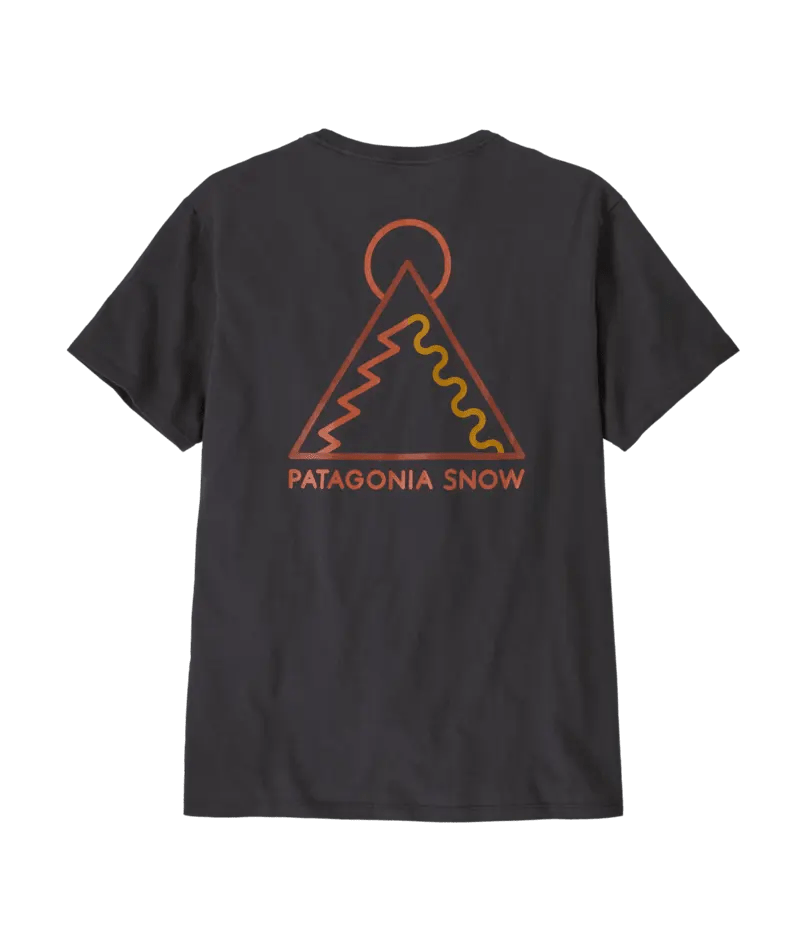 Dawn Tracks Organic T-Shirt in Ink Black | Patagonia Bend