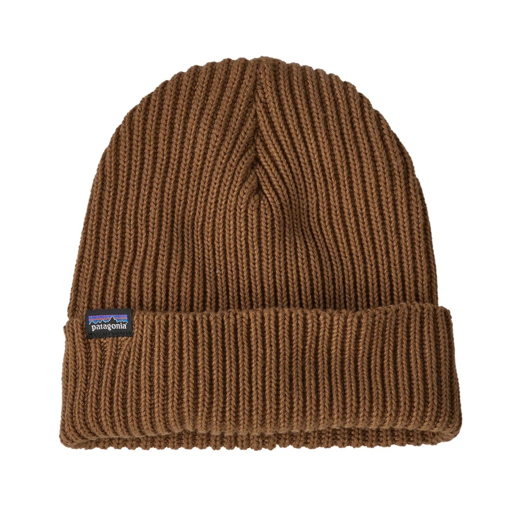 Fisherman's Rolled Beanie in Raptor Brown | Patagonia Bend