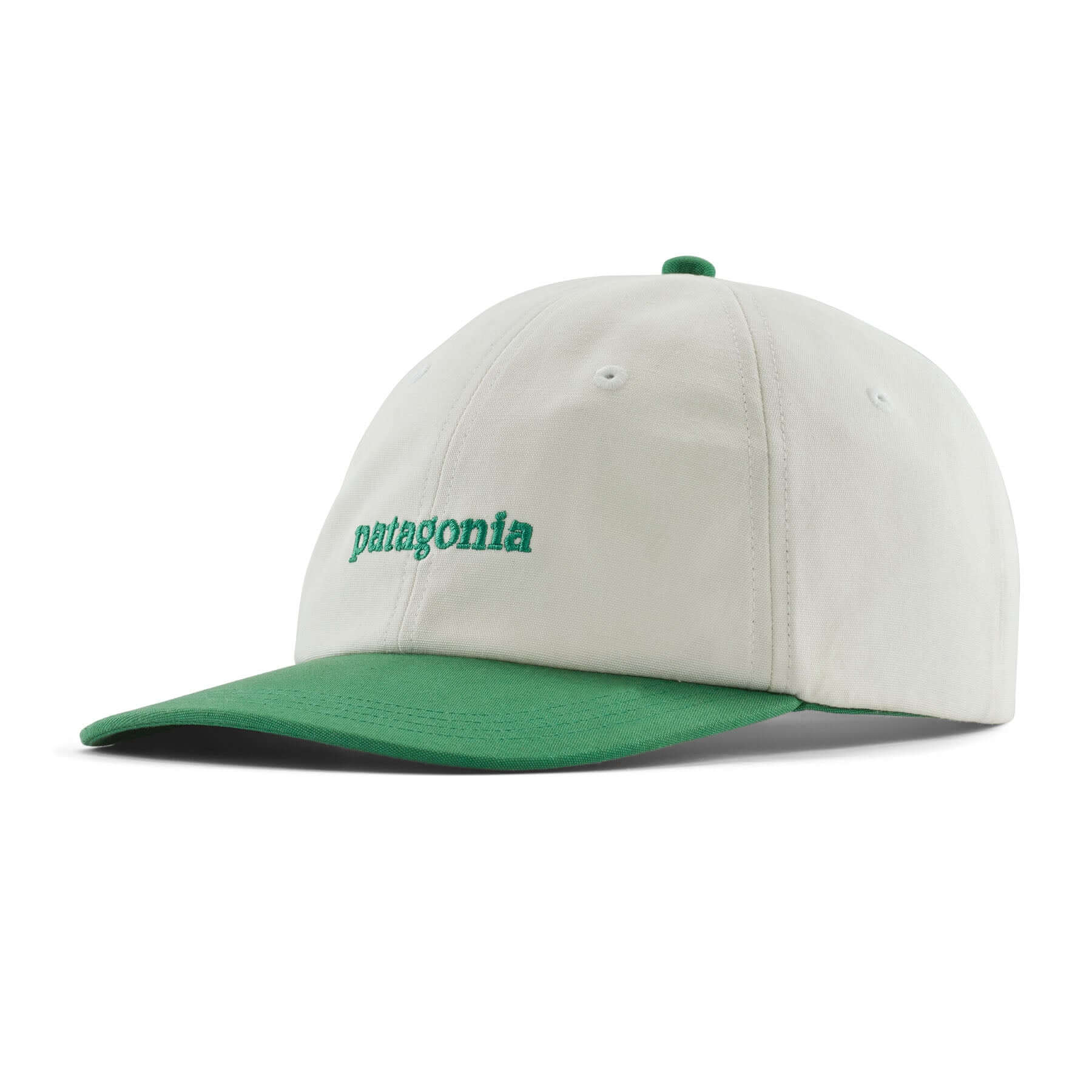 Fitz Roy Icon Trad Cap in Text Logo: Gather Green | Patagonia Bend