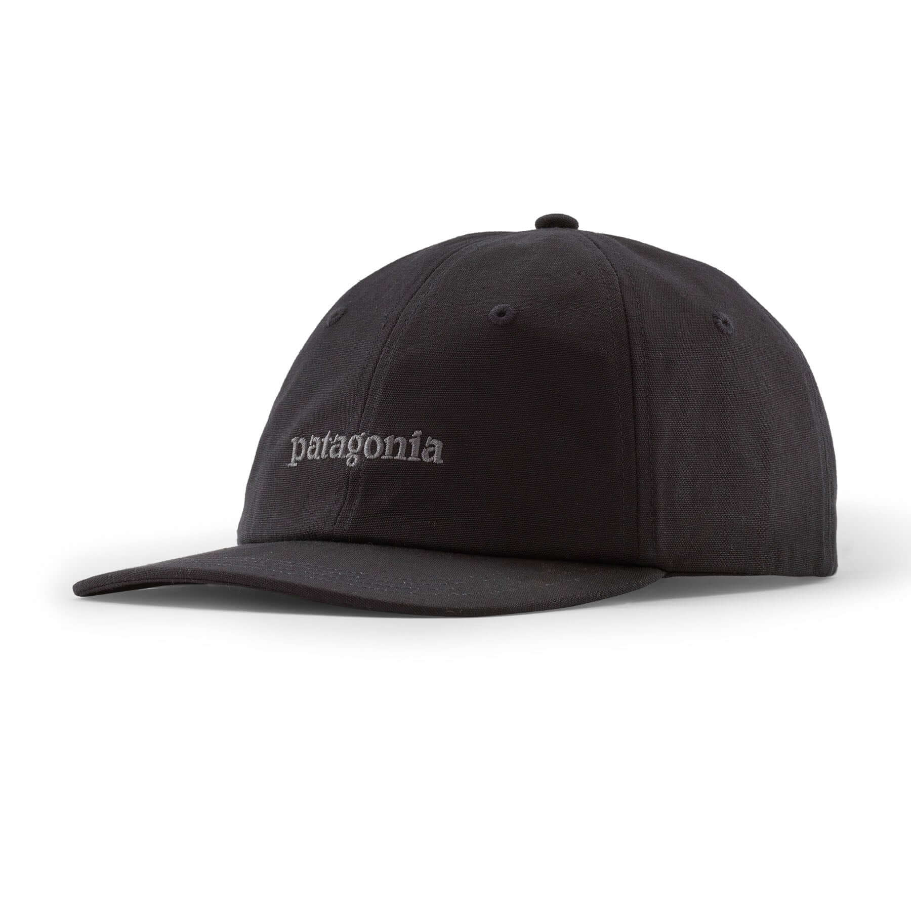 Fitz Roy Icon Trad Cap in Text Logo: Ink Black | Patagonia Bend