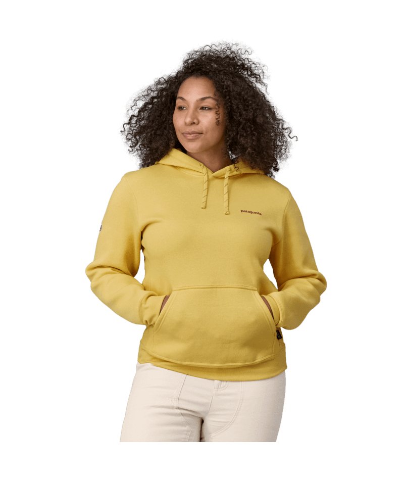 Fitz Roy Icon Uprisal Hoody in Milled Yellow | Patagonia Bend