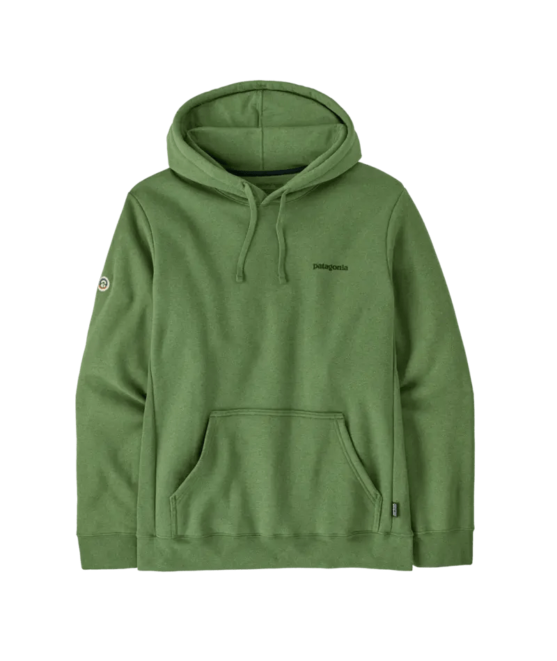 Fitz Roy Icon Uprisal Hoody in Terrain Green | Patagonia Bend