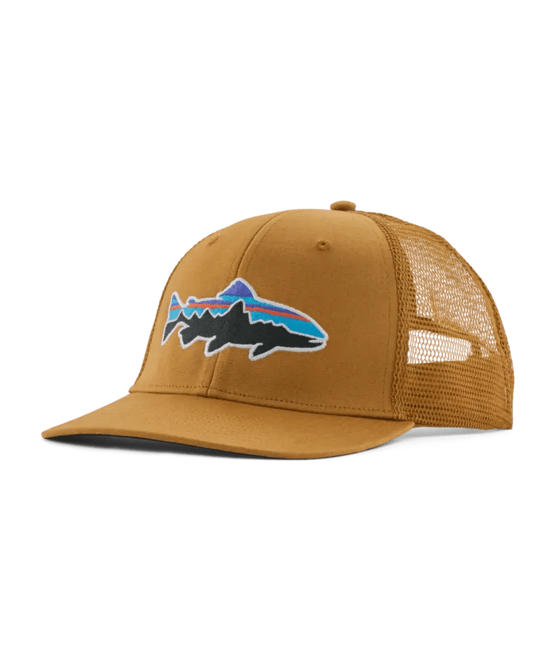 Fitz Roy Trout Trucker Hat in Raptor Brown | Patagonia Bend