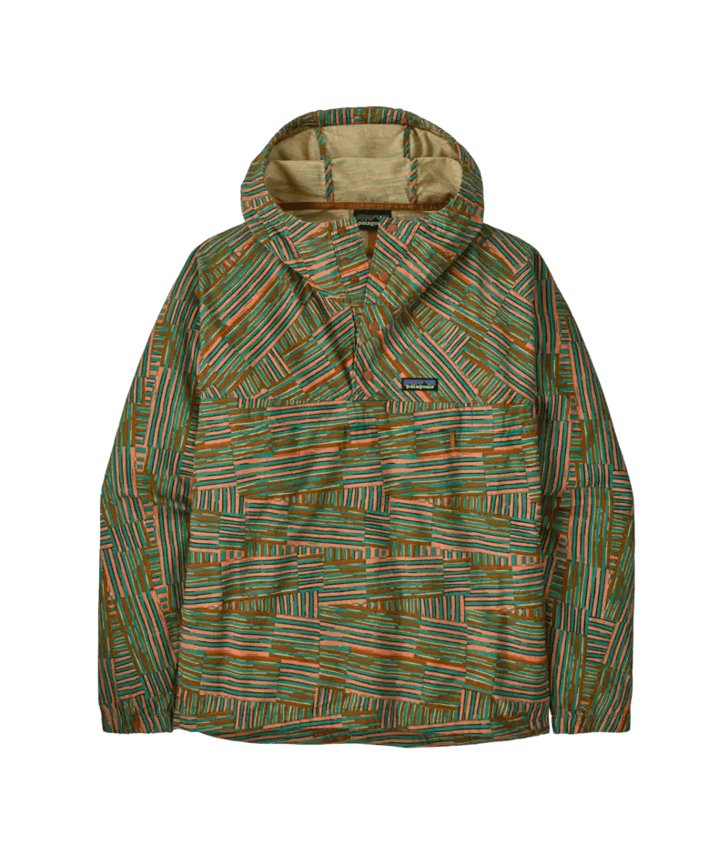 Funhoggers Anorak in Quilty Fitz: Heartleaf Green | Patagonia Bend