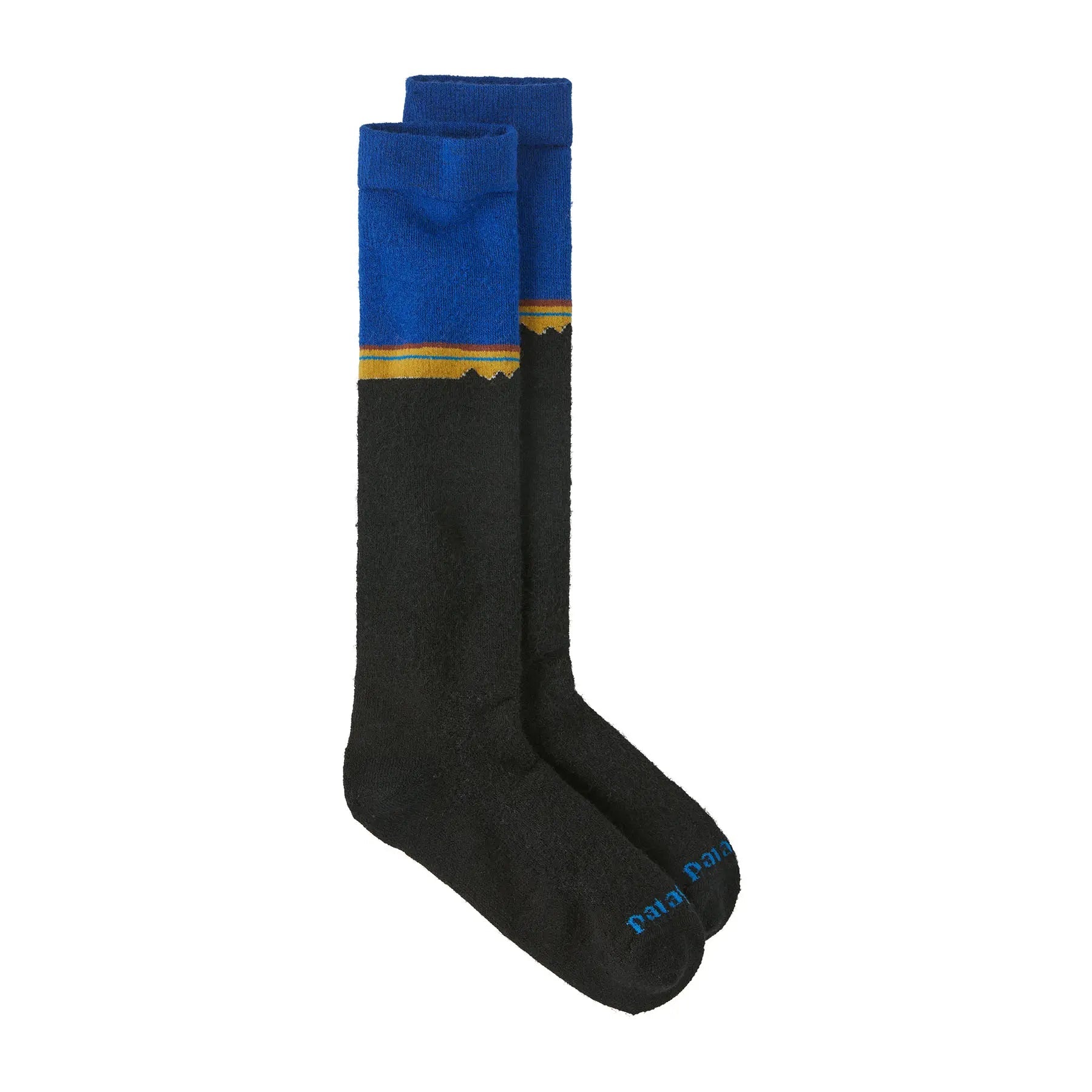 Heavyweight Wool Knee Socks in CLASSIC FITZ ROY: VIKING BLUE | Patagonia Bend