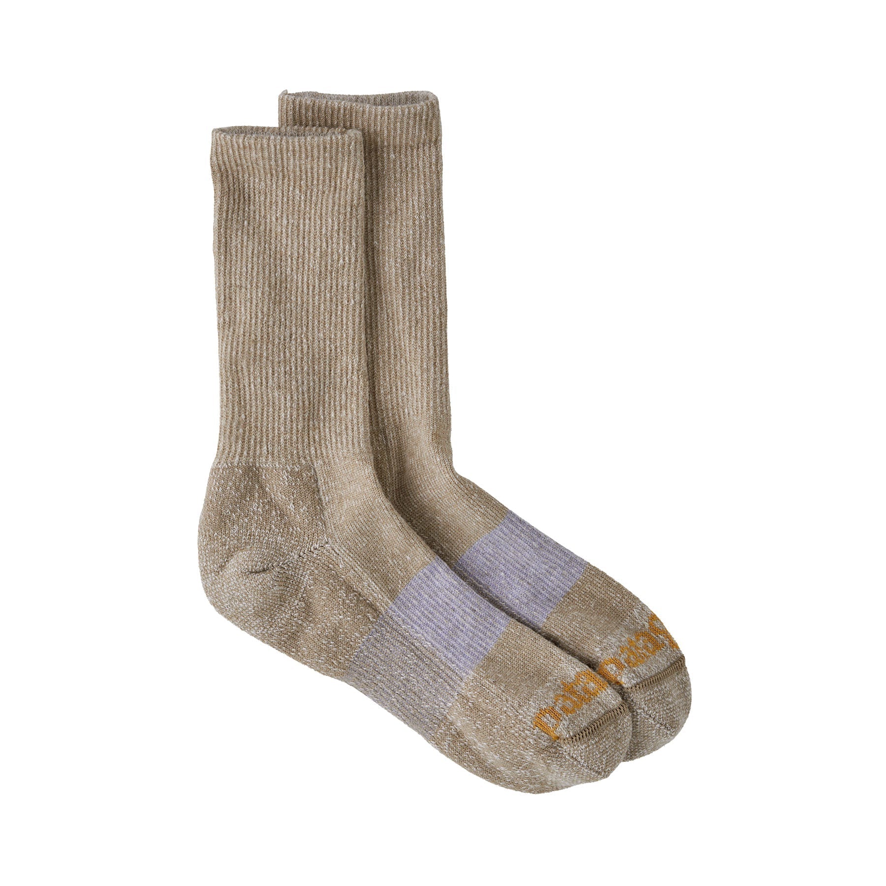 Hemp Crew Socks in Moray Khaki | Patagonia Bend