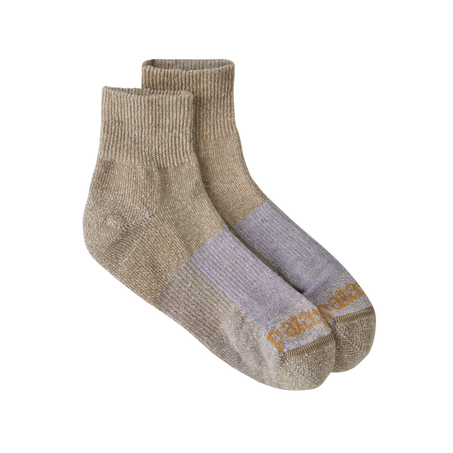 Hemp Quarter Socks in Moray Khaki | Patagonia Bend