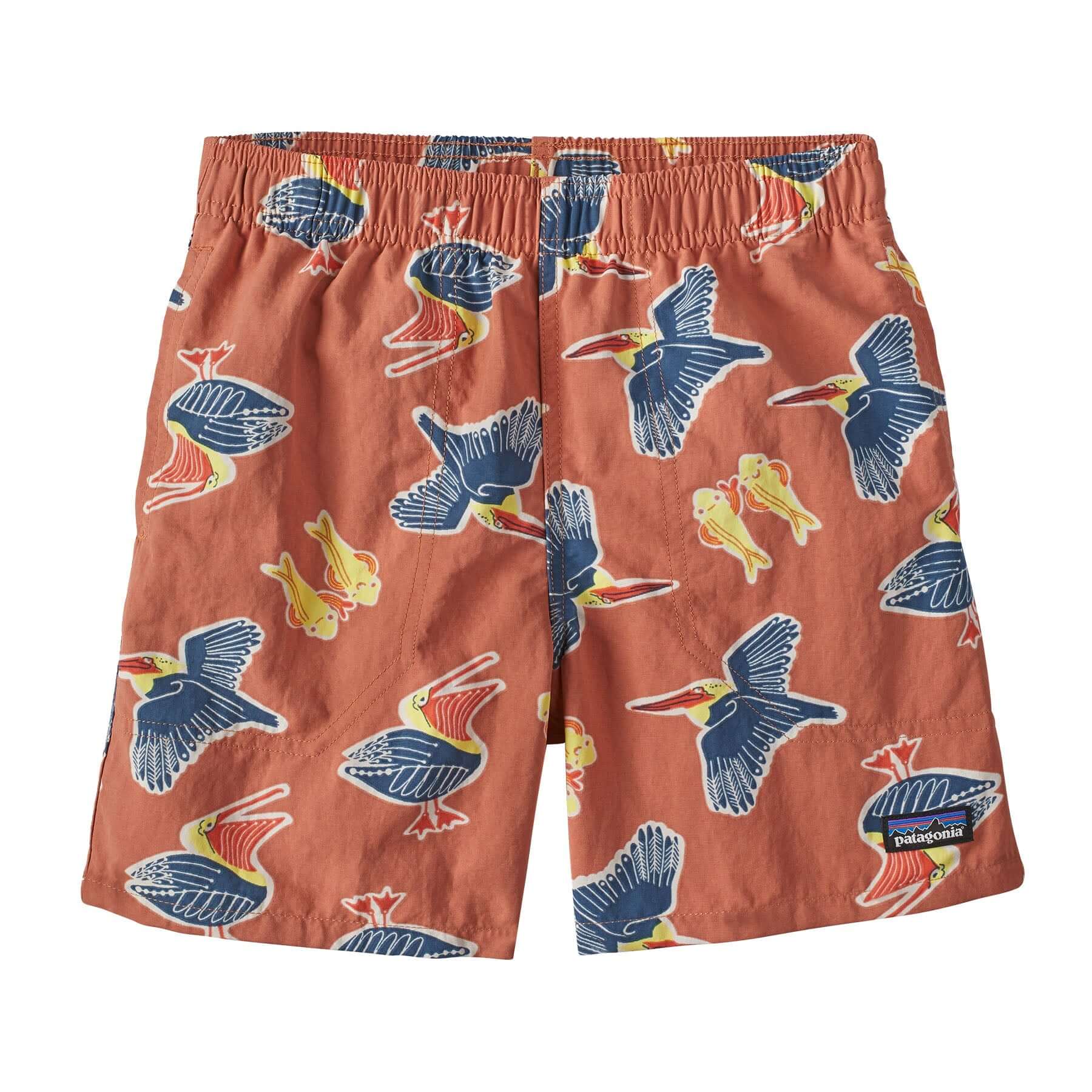 Kids' Baggies Shorts 5 in. - Lined in Amigos: Sienna Clay | Patagonia Bend