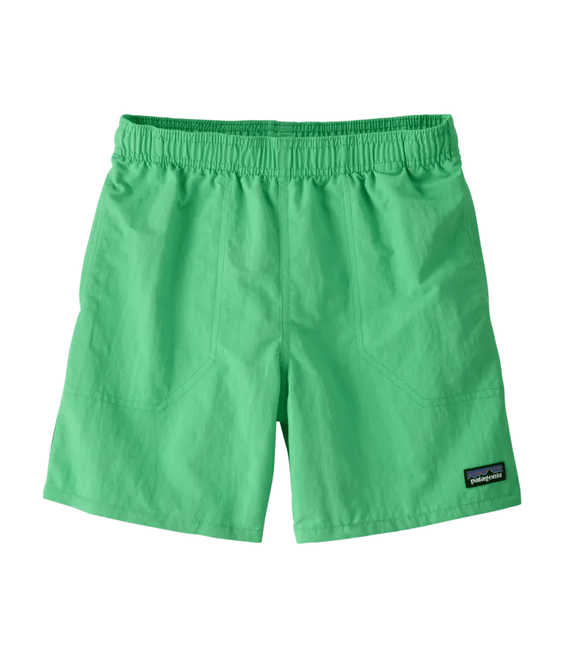 Kid's Baggies Shorts 5 in. - Lined in ALOE GREEN | Patagonia Bend