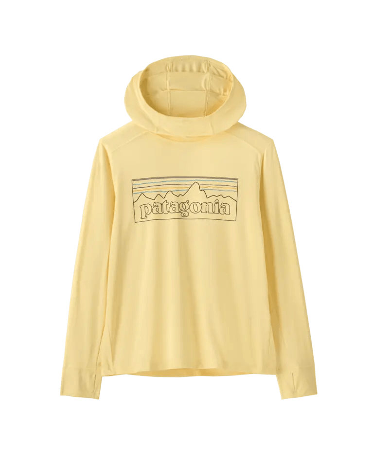 Kid's Cap Silk Weight Hoody in P - 6 Outline: Buttercup Yellow | Patagonia Bend