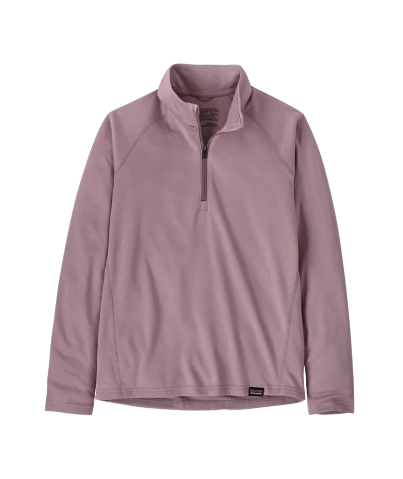 Kids' Capilene® Midweight Zip - Neck in Stormy Mauve | Patagonia Bend