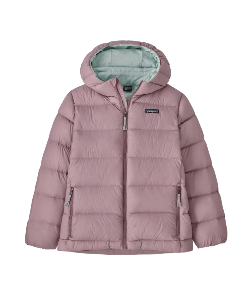 Kids' Hi - Loft Down Sweater™ Hoody in Stormy Mauve | Patagonia Bend