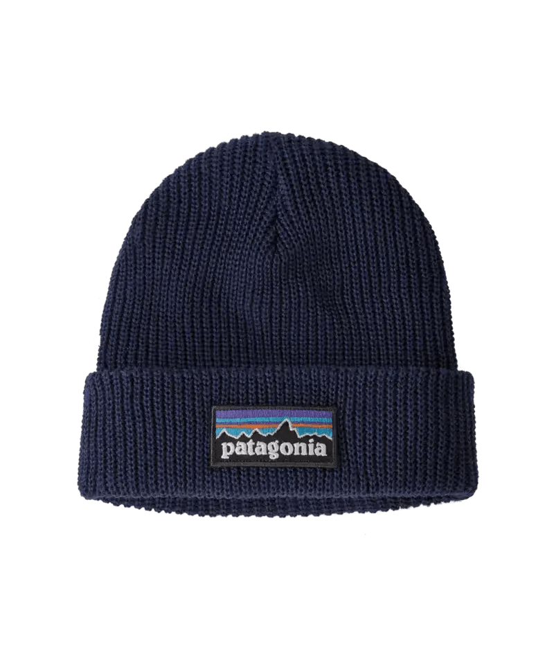 Kids' Logo Beanie in P - 6 Logo: New Navy | Patagonia Bend