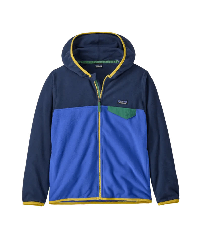 Kid's Micro D Snap - T Jacket in Eddy Blue | Patagonia Bend