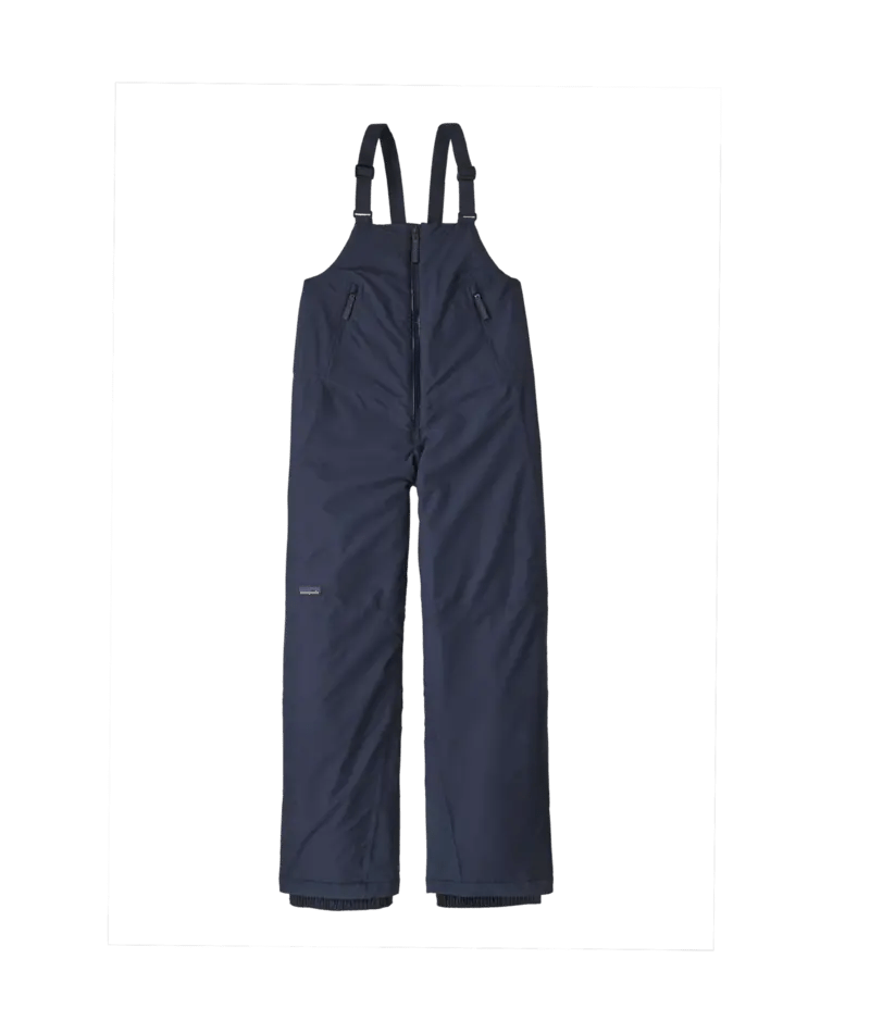 Kids' Powder Town Bibs in New Navy | Patagonia Bend