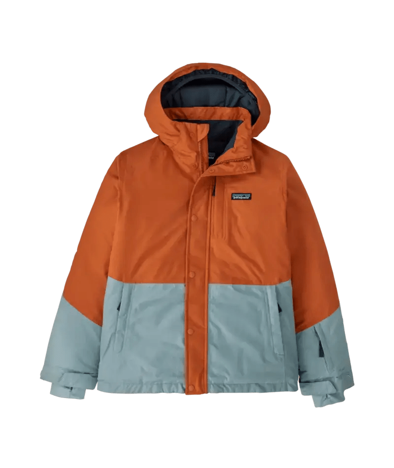 Kids' Powder Town Jacket in Redtail Rust | Patagonia Bend