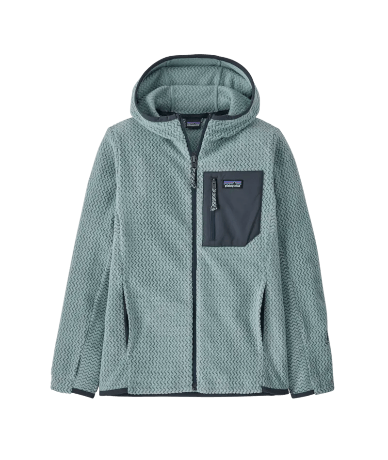 Kids' R1® Air Full - Zip Hoody in Thermal Blue | Patagonia Bend