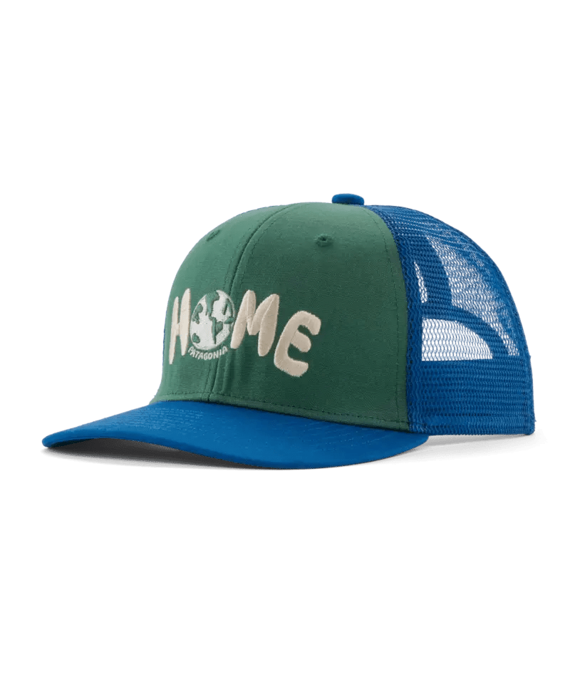 Kids' Trucker Hat in Homegrown: Conifer Green | Patagonia Bend