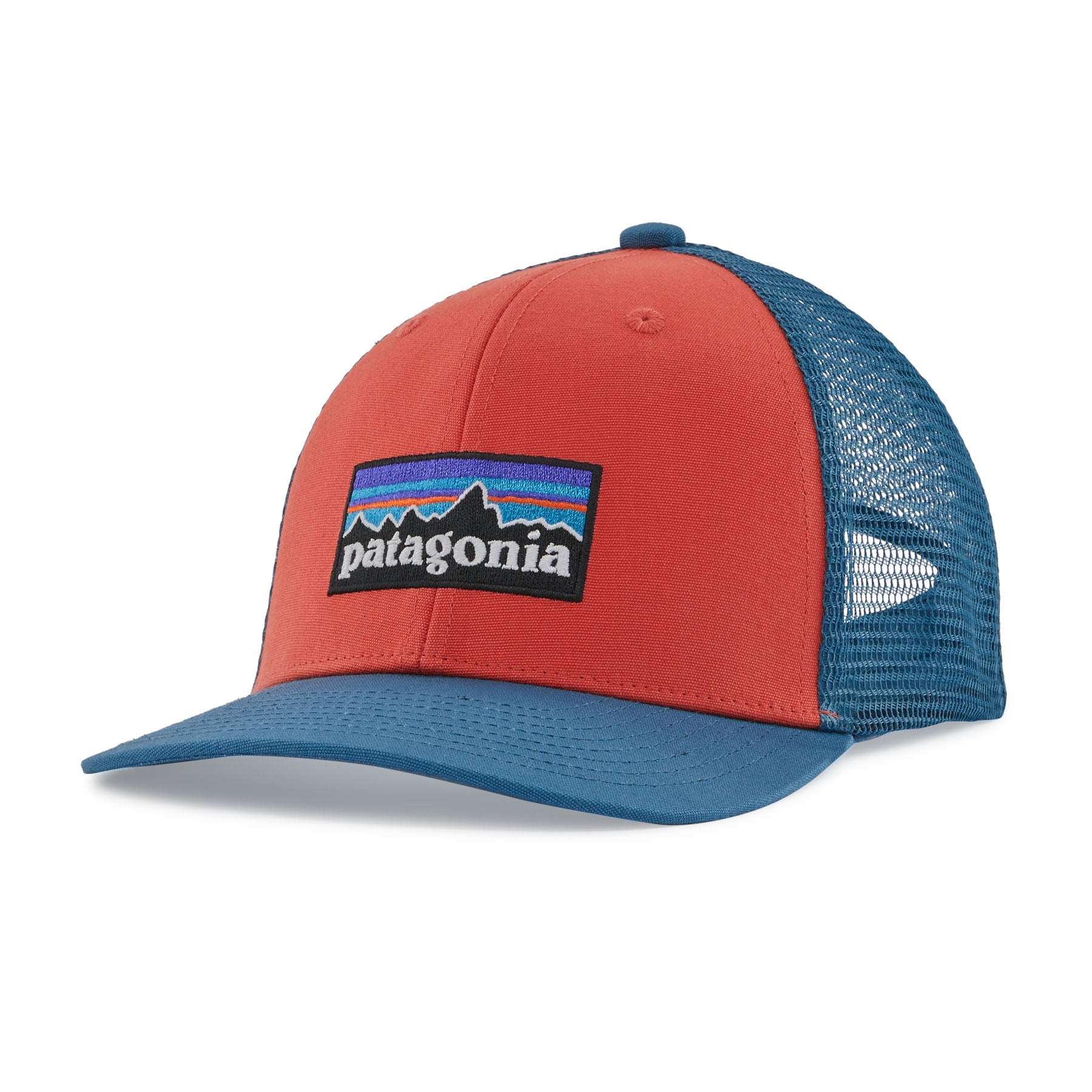 Kids' Trucker Hat in P - 6 Logo: Sumac Red | Patagonia Bend