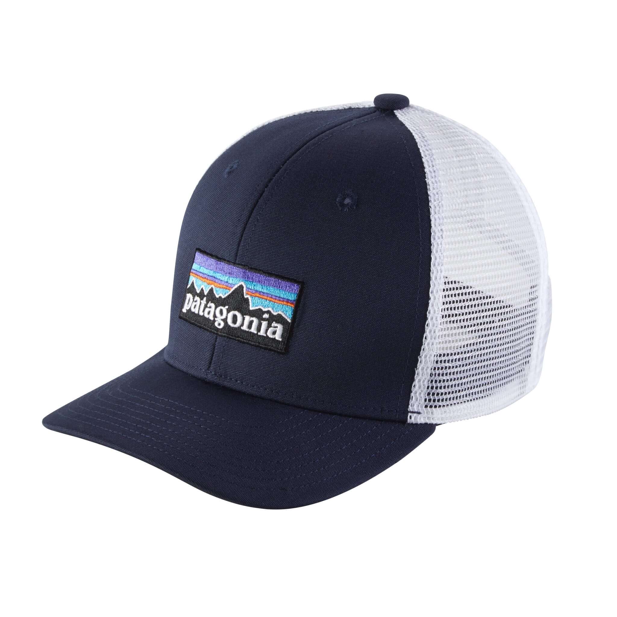 Kids' Trucker Hat in P - 6 Logo: Navy Blue | Patagonia Bend