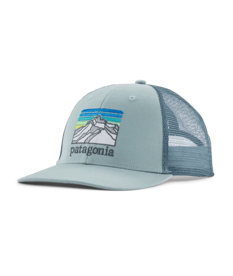 Line Logo Ridge LoPro Trucker Hat in Thermal Blue | Patagonia Bend