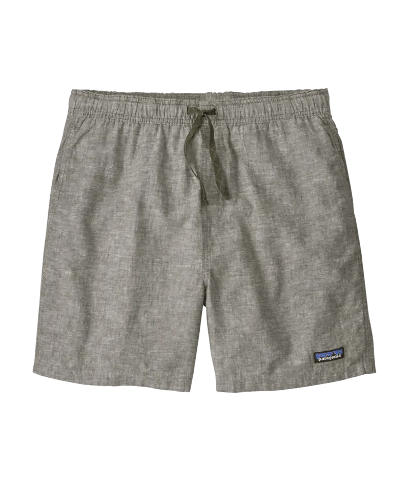 Men's Baggies Naturals in Chambray: Basin Green | Patagonia Bend