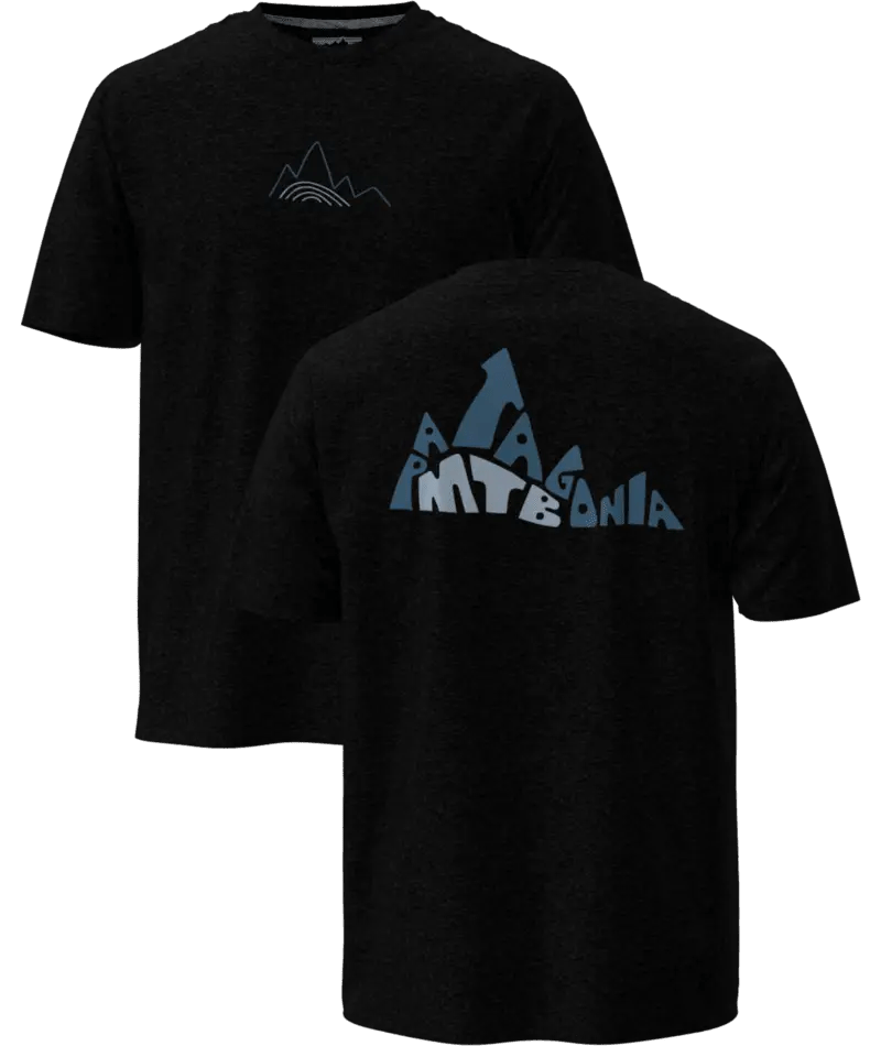 Men's Berm Logo Responsibili - Tee in Black | Patagonia Bend