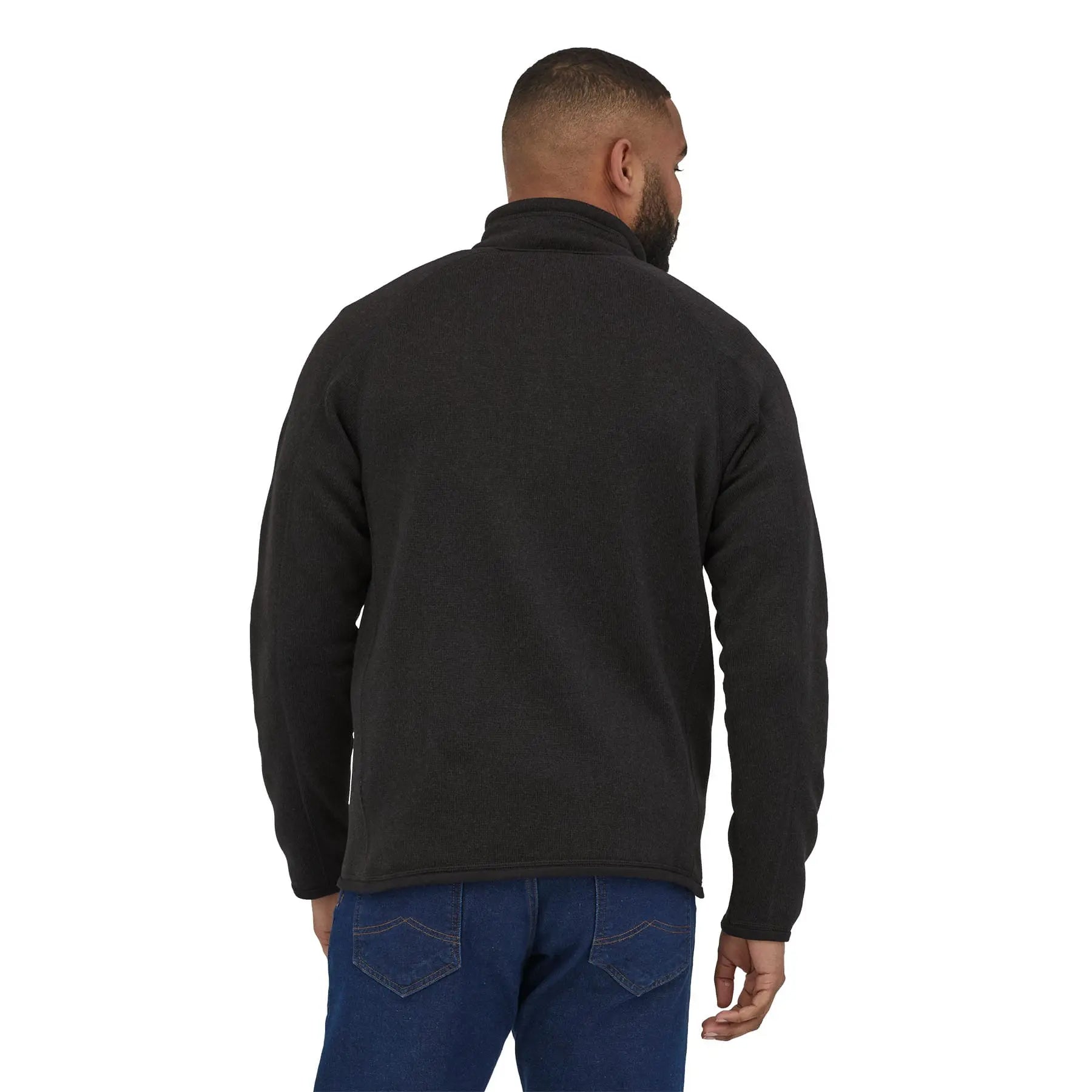 Men's Better Sweater® 1/4 - Zip in Black | Patagonia Bend