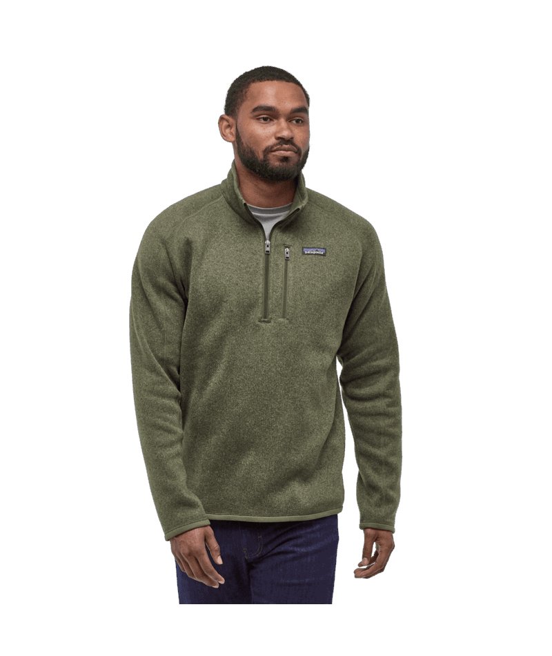 Men's Better Sweater 1/4 Zip in INDUSTRIAL GREEN | Patagonia Bend