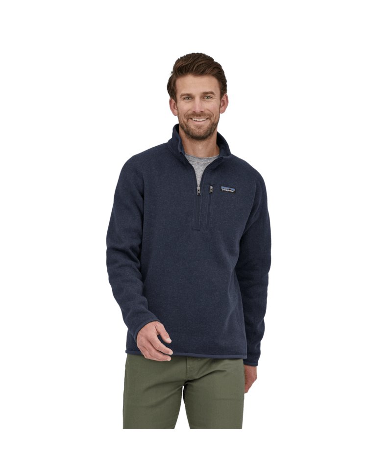 Men's Better Sweater 1/4 Zip in NEW NAVY | Patagonia Bend