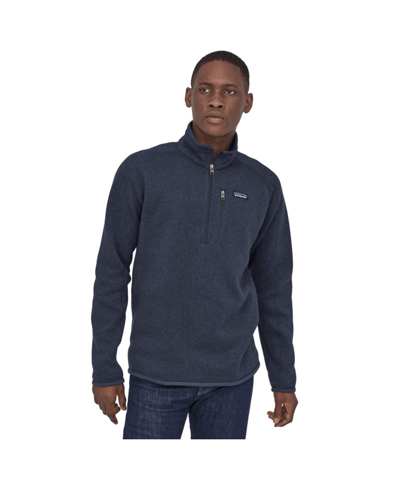 Men's Better Sweater 1/4 Zip in NEW NAVY | Patagonia Bend