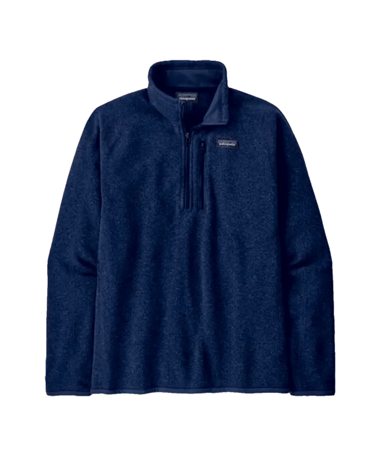 Men's Better Sweater 1/4 Zip in New Navy | Patagonia Bend