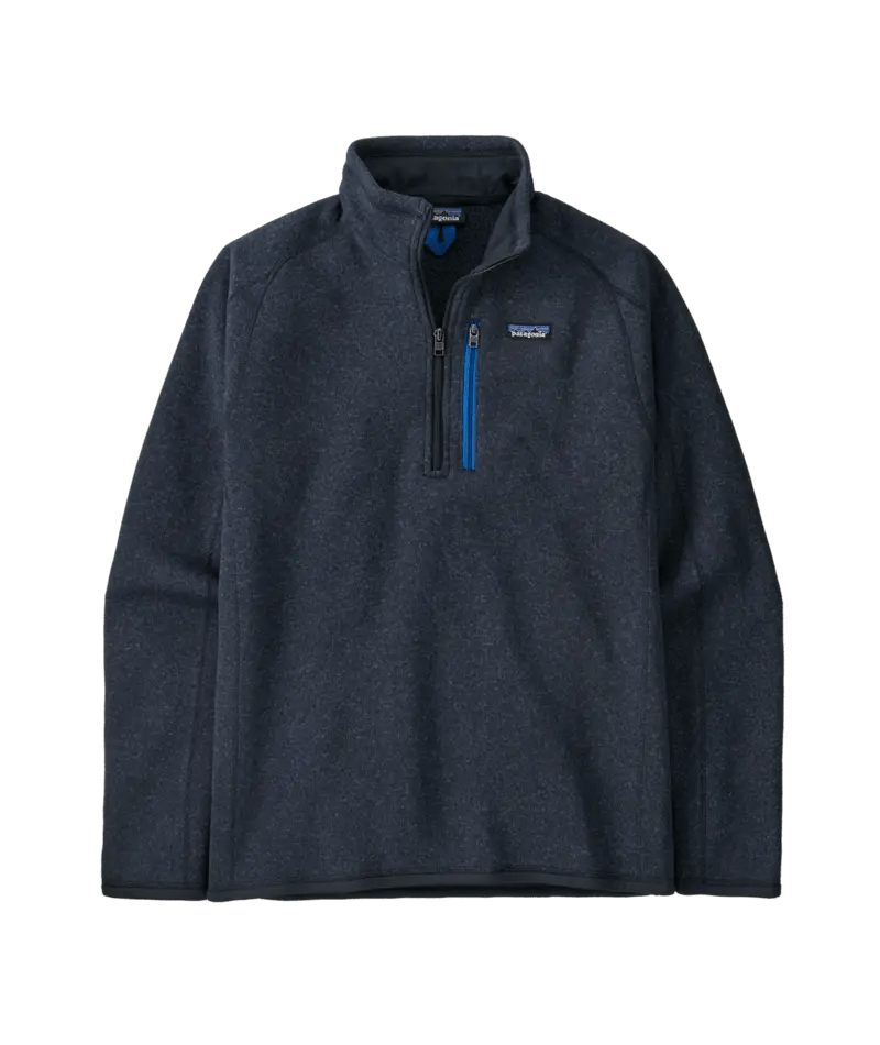 Men's Better Sweater® 1/4 - Zip in Pitch Blue | Patagonia Bend