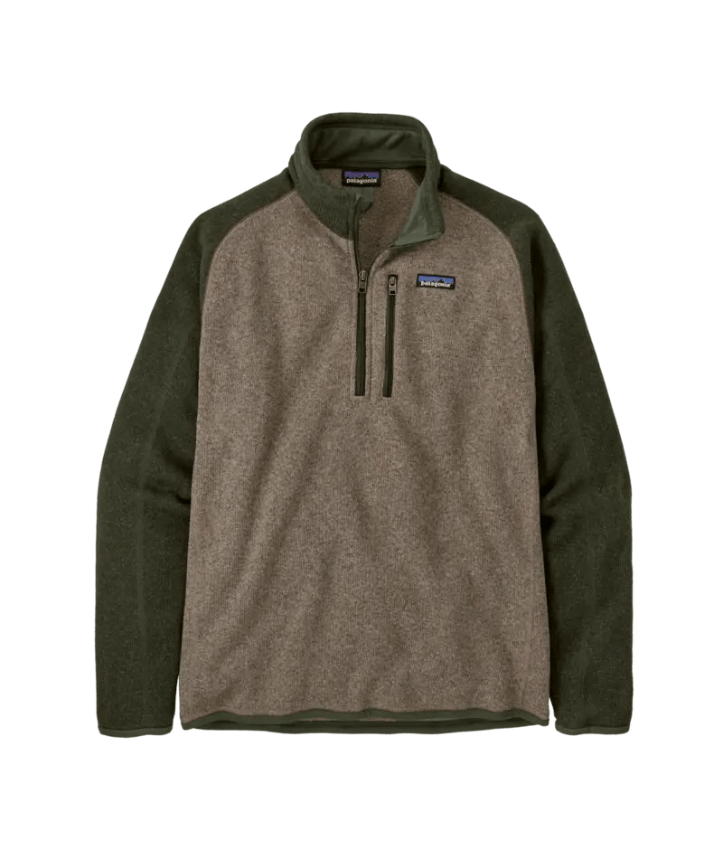 Men's Better Sweater® 1/4 - Zip in Seabird Grey | Patagonia Bend